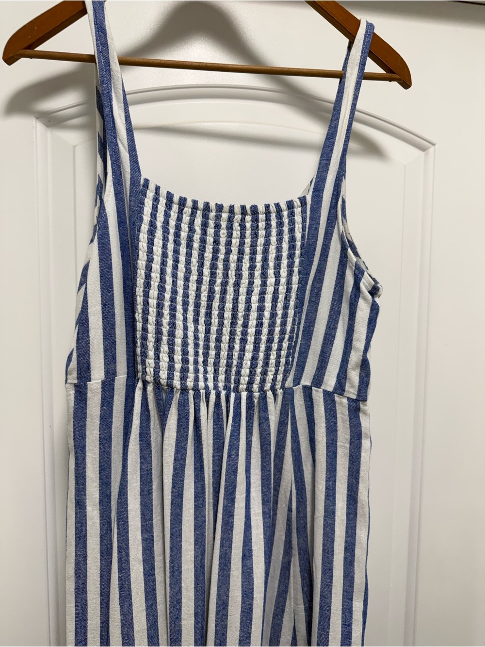 Old Navy Blue and White Striped Midi Dress - Picture 7 of 11